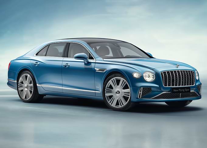 Blue Bentley New Flying Spur