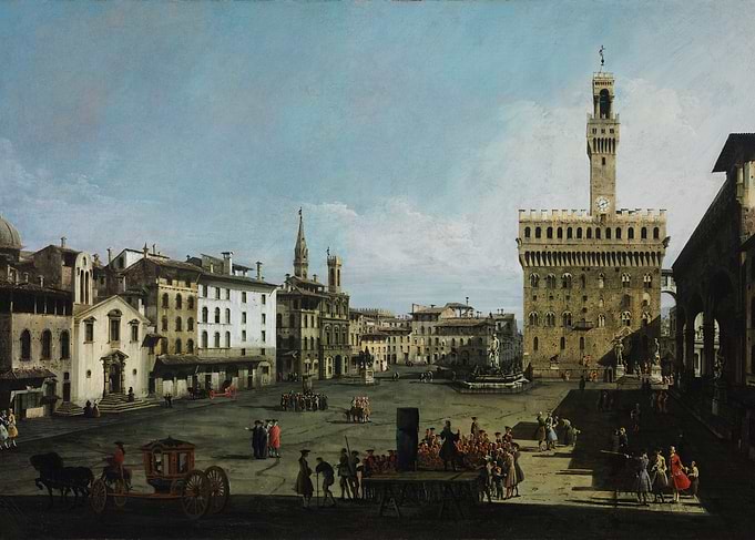 Florence Piazza della Signoria Painting
