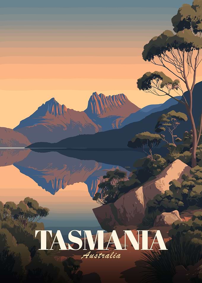 Tasmania Australia Landscape Art