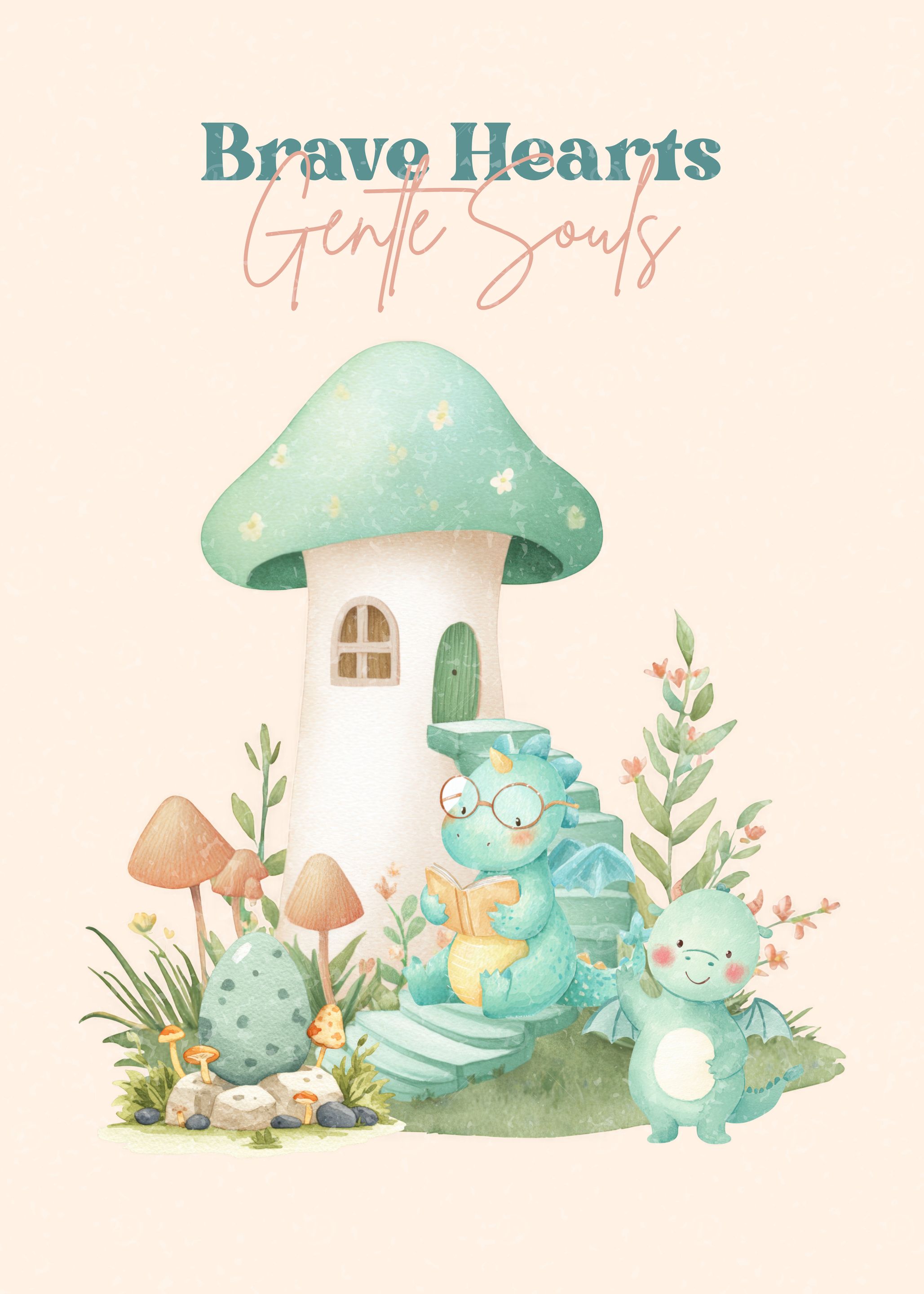 Bravo Hearts Gentle Souls Dragon Illustration