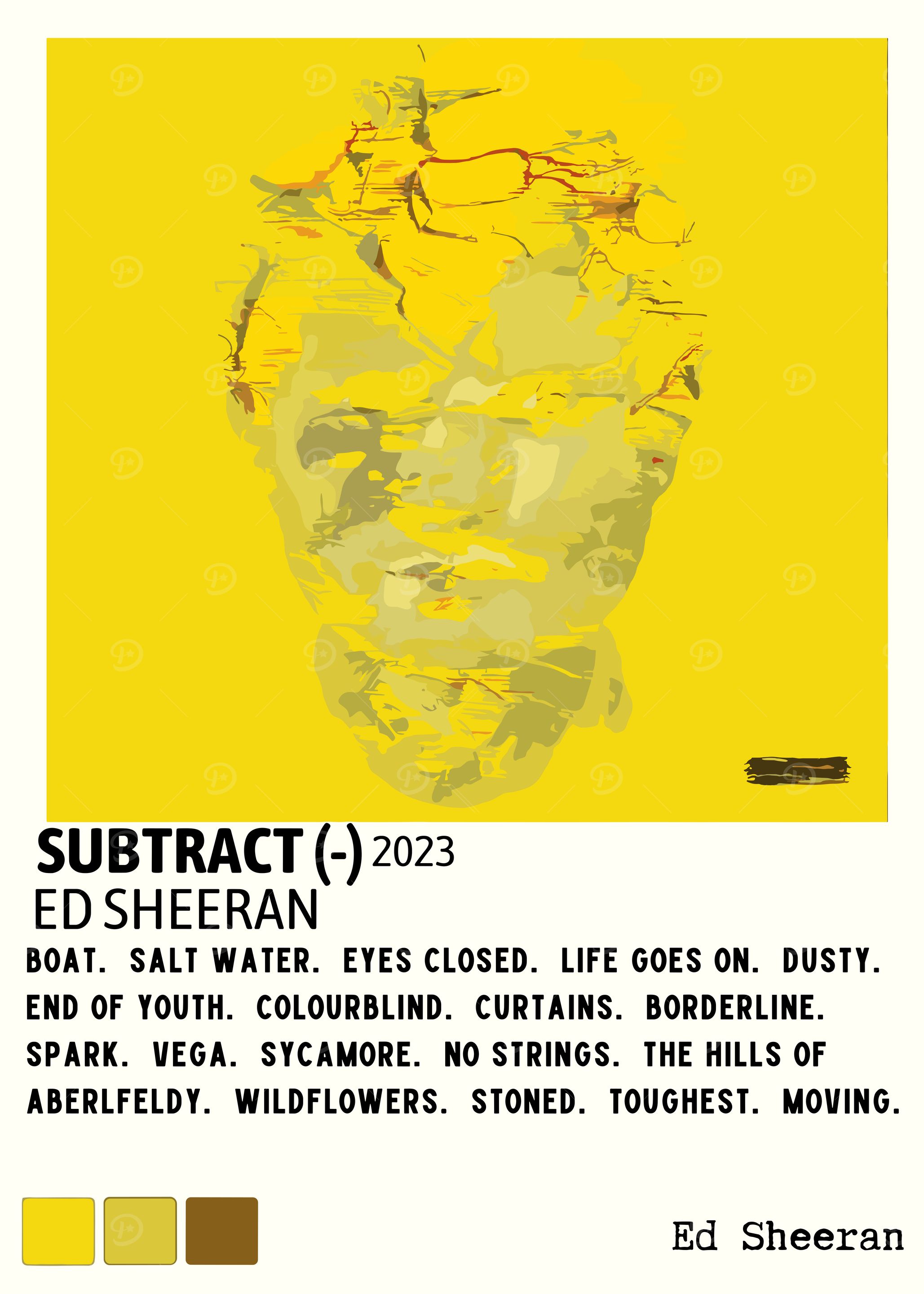 Ed Sheeran Subtract Album