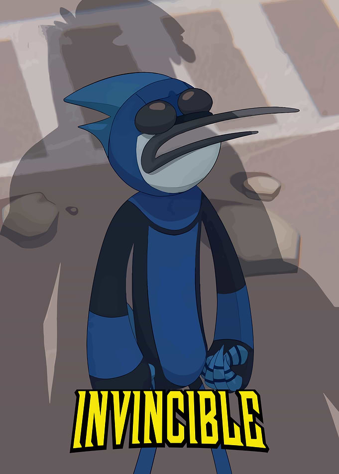 Mordecai as Invincible
