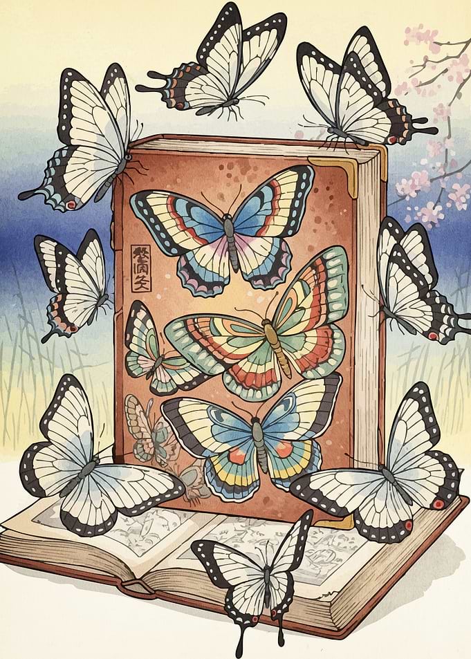 Butterflies and Book