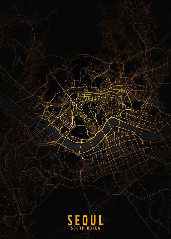 Seoul Golden City Map