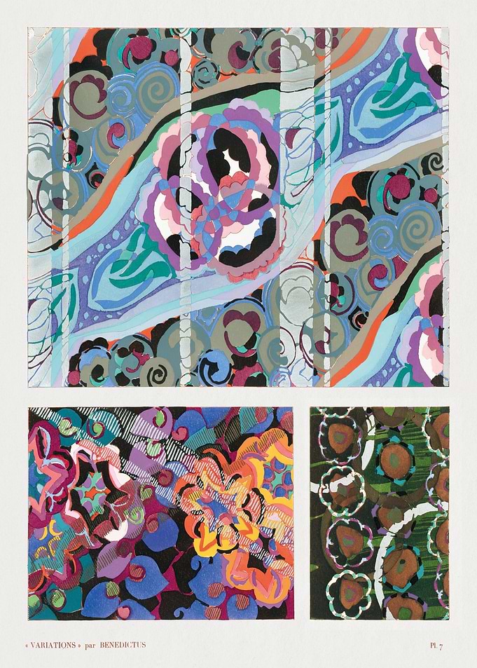 Abstract Floral Pattern by Benedictus