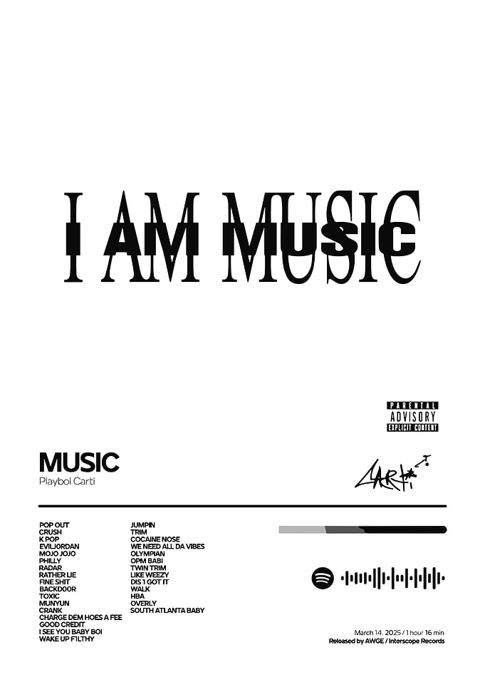 Playboi Carti - I AM MUSIC Album