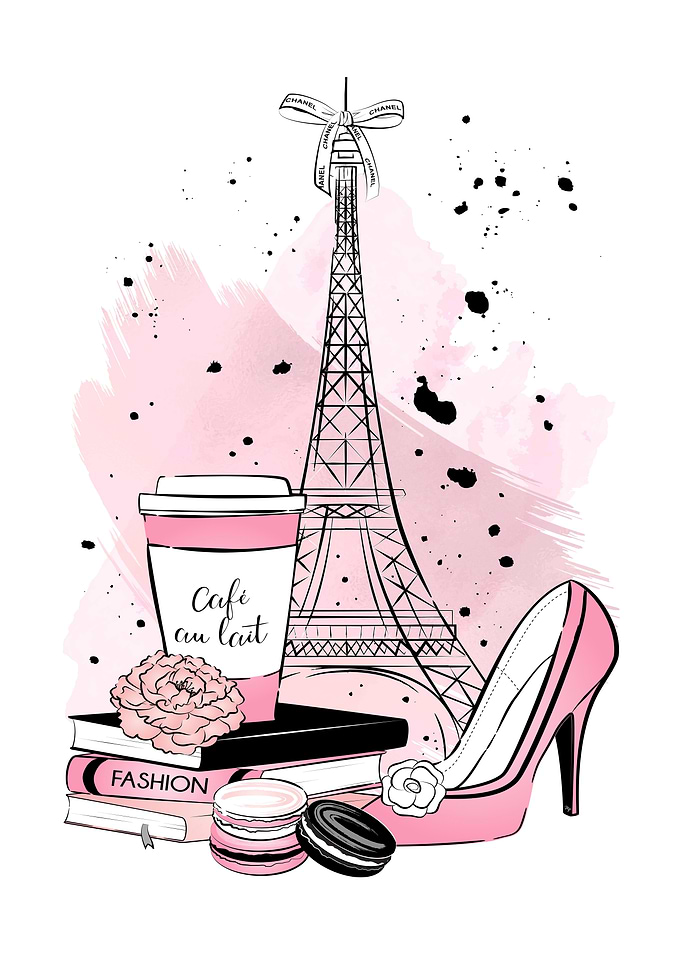 Paris Blush with Eiffel Tower