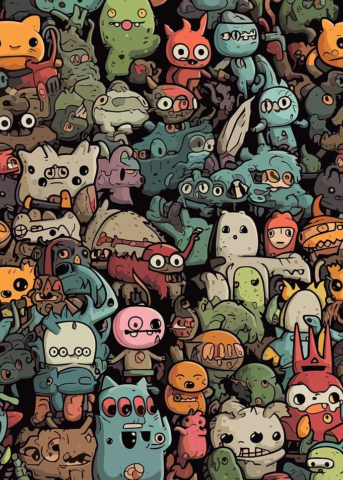 Cartoon Monster Mashup