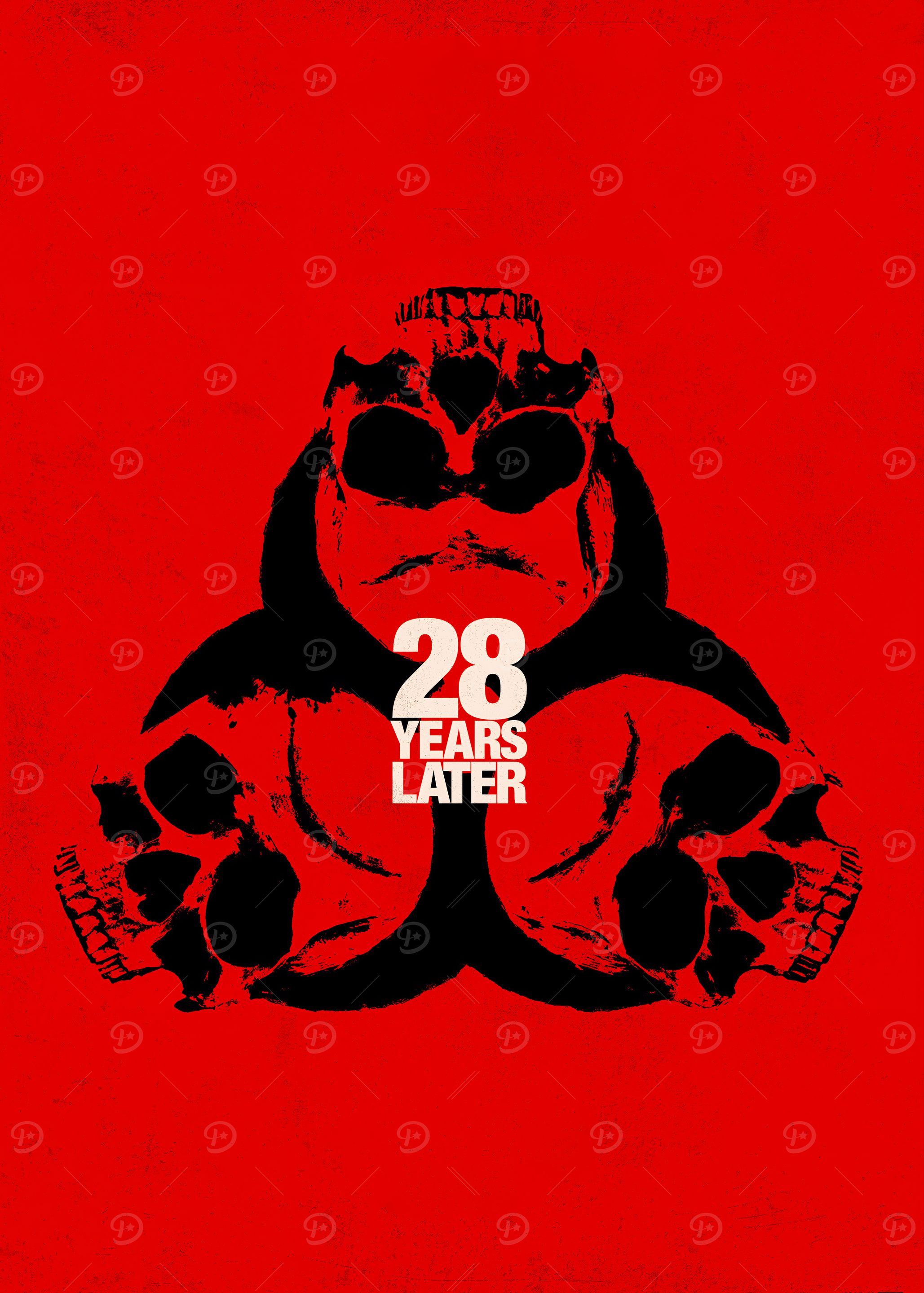 28 Years Later Skull Poster