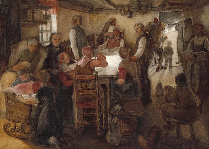 Gathering of People in a Room
