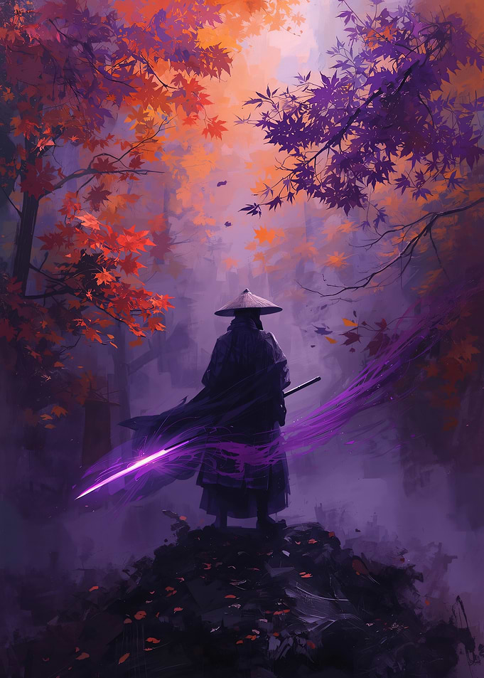 The Silent Guardian of the Autumn Mist