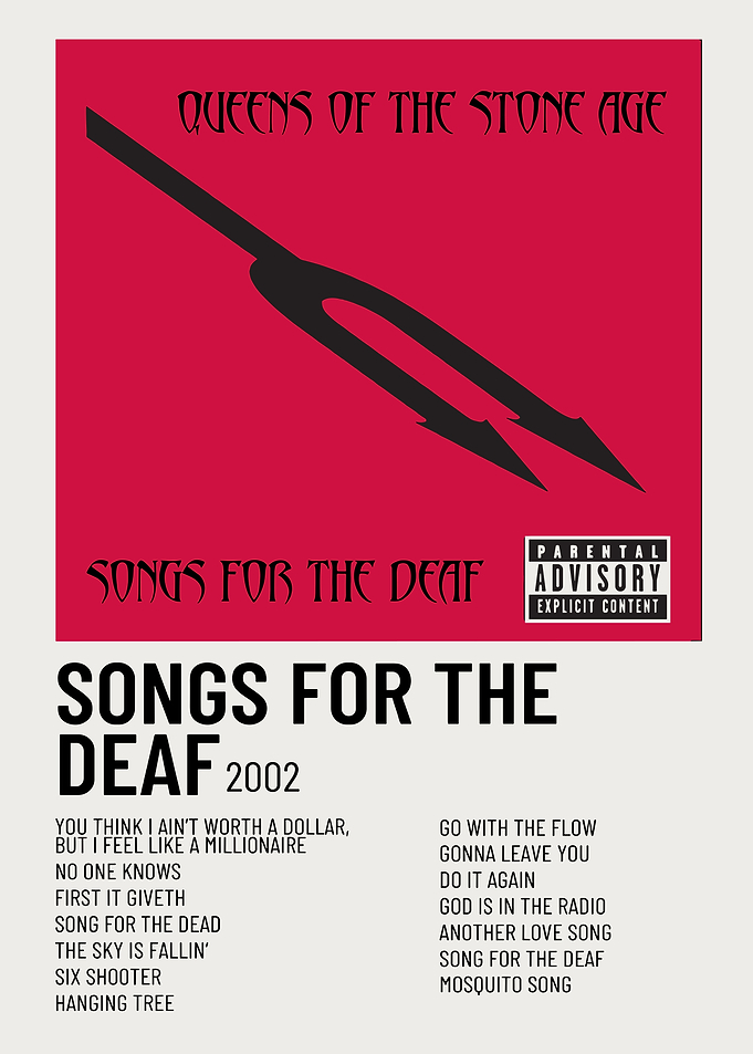 Queens of the Stone Age Songs for the Deaf Album