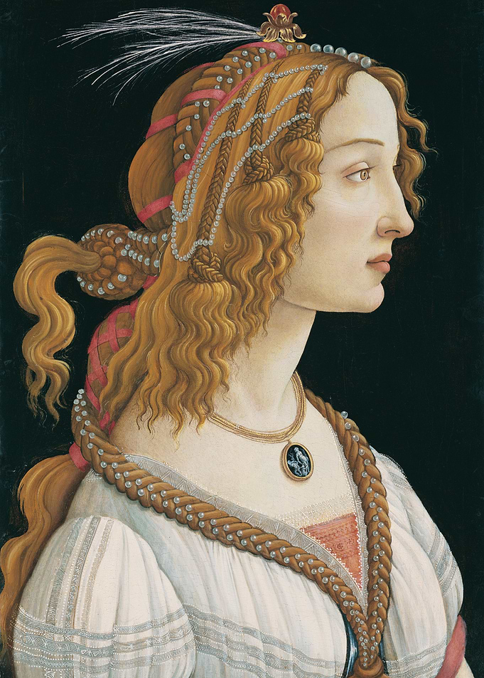 Portrait of a Young Woman Profile