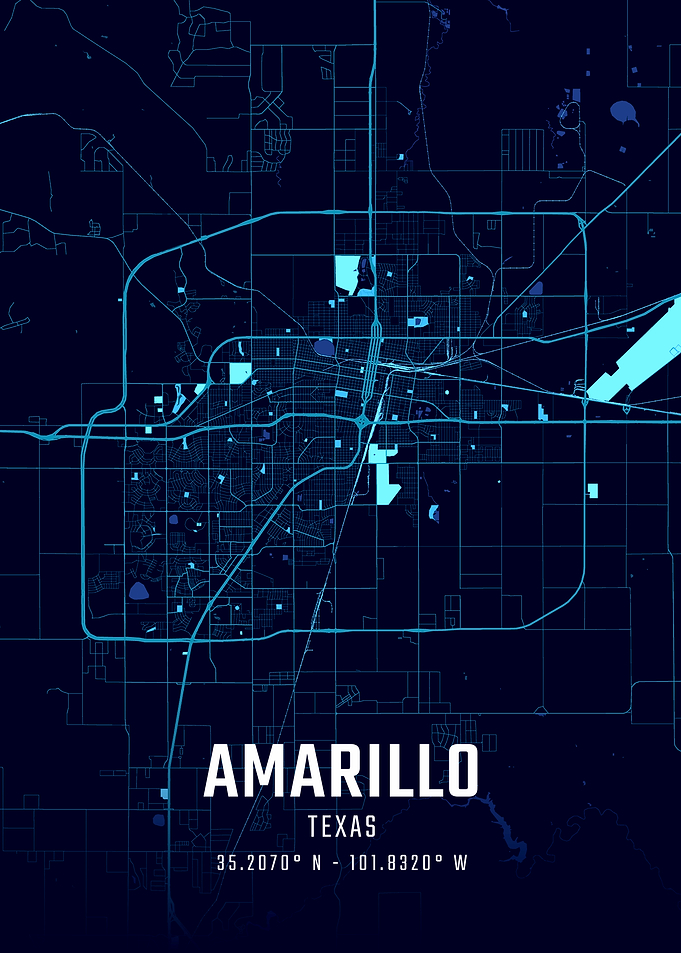 Amarillo Midnight City Map