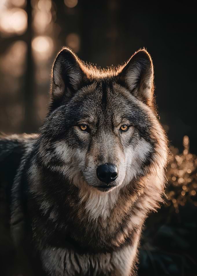 Wolf in Natural Light