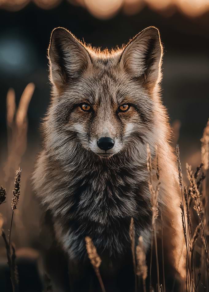 Fox in Golden Light