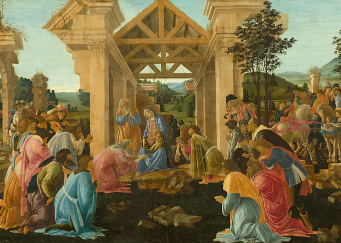 Adoration of the Magi Painting