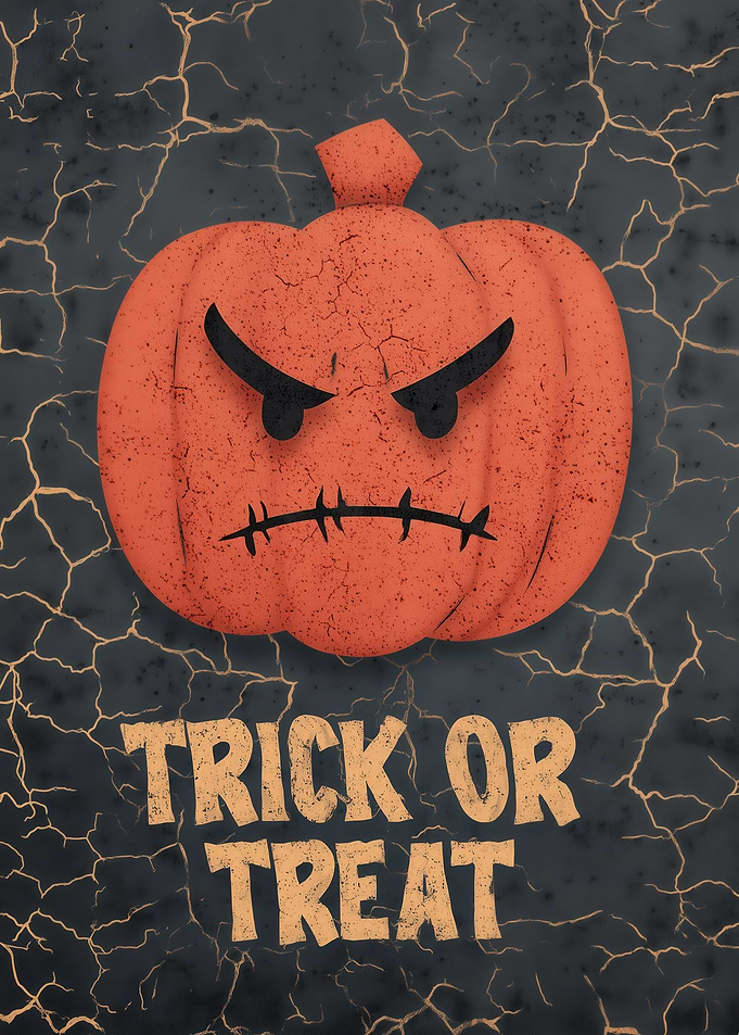 Grumpy Pumpkin Trick or Treat