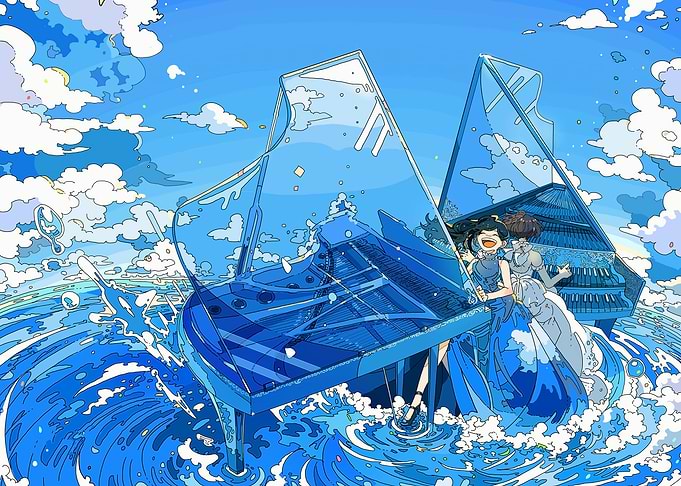 Ocean Piano Duet