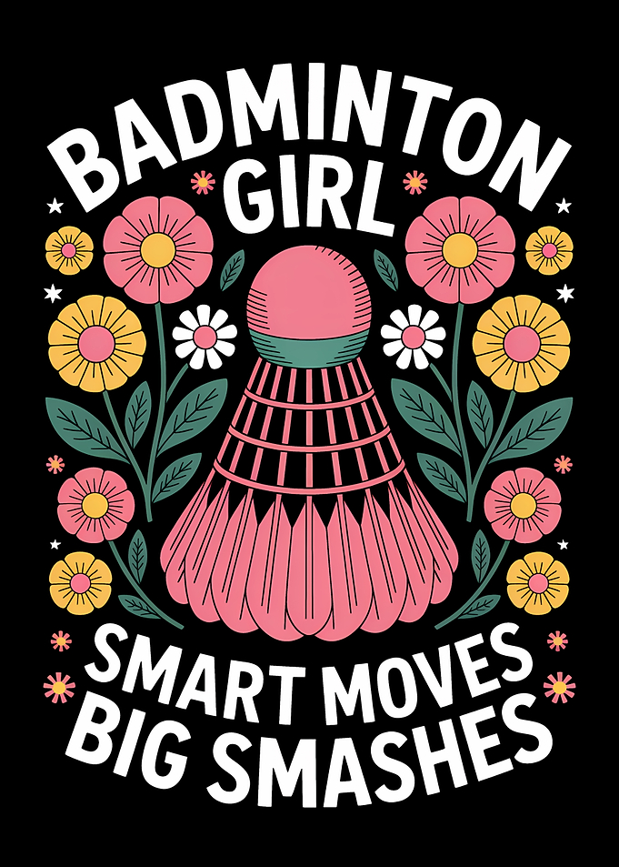 Badminton Girl Smart Moves Big Smashes