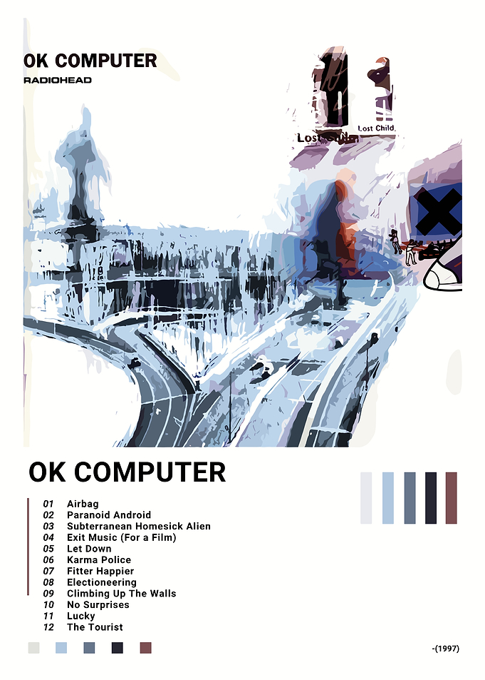 OK Computer Album Cover Art