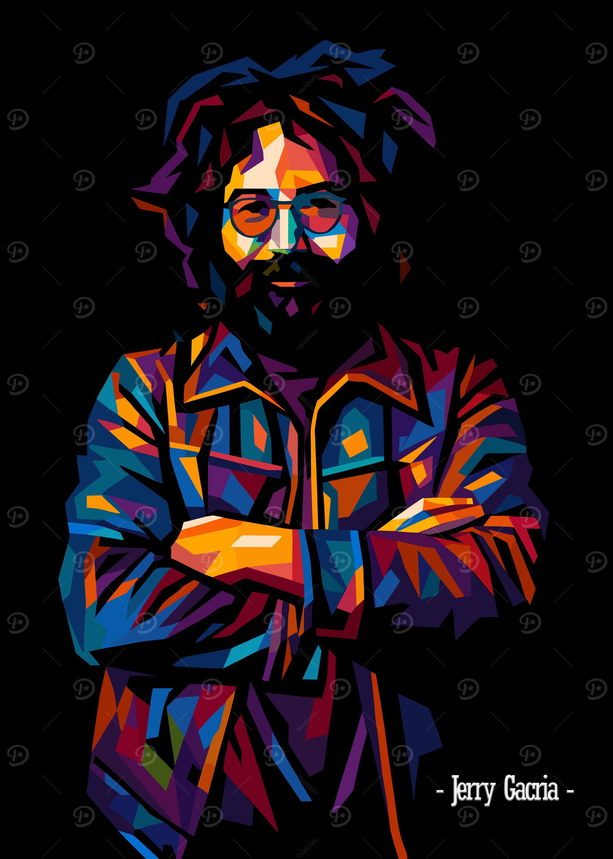 Jerry Garcia wpap art