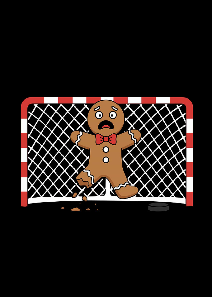 Funny Christmas Ice Hockey