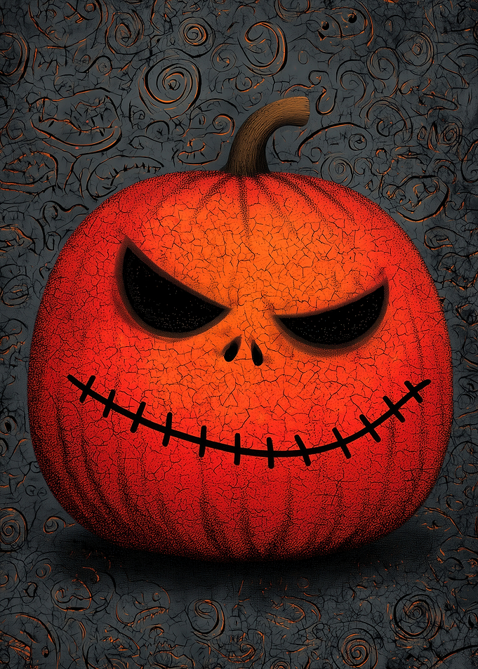 Spooky Halloween Pumpkin