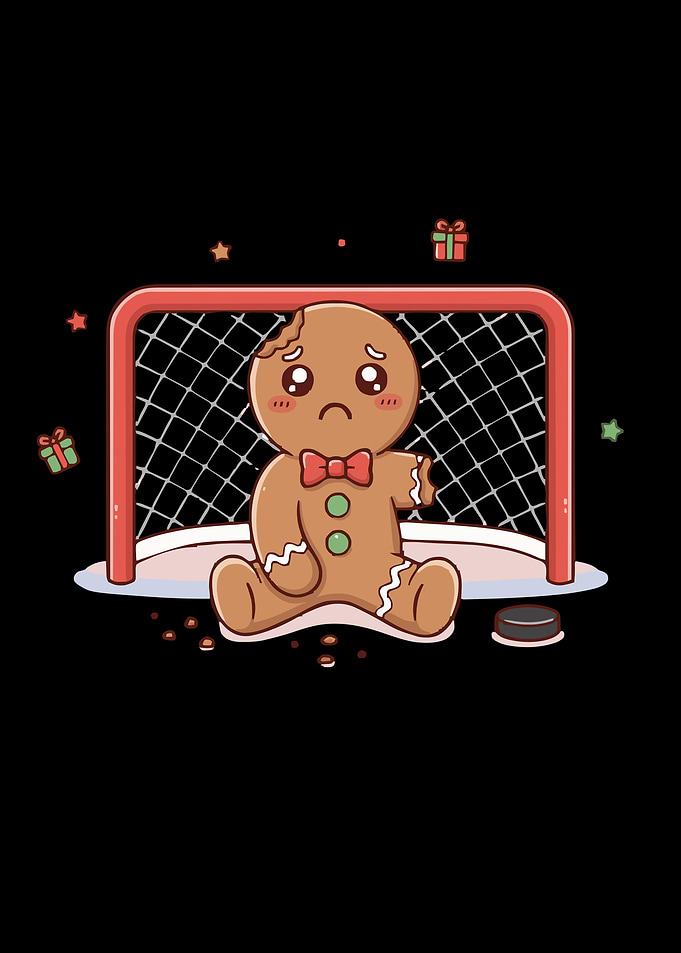 Funny Christmas Ice Hockey