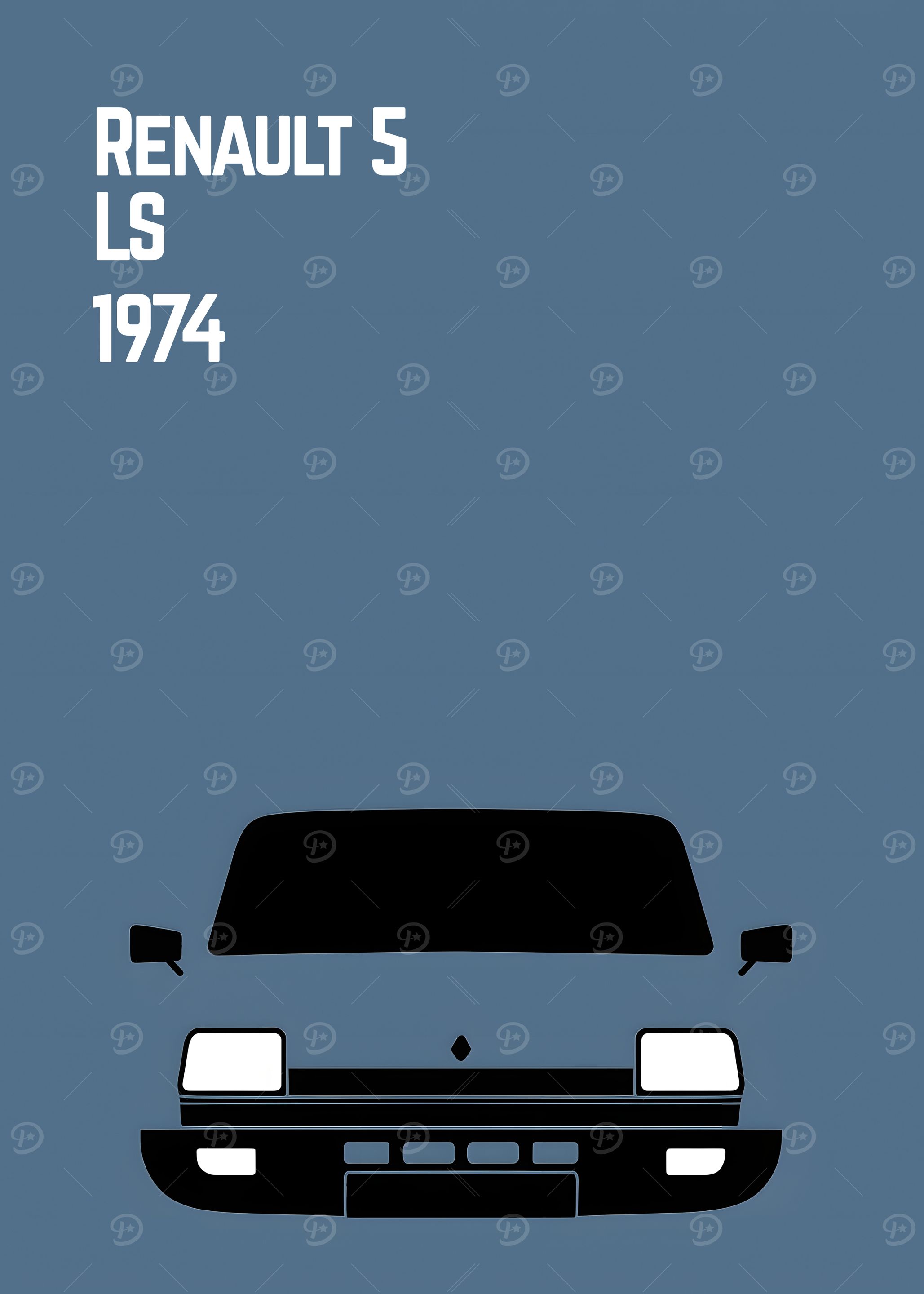 Renault 5 LS 1974 Minimalist Car