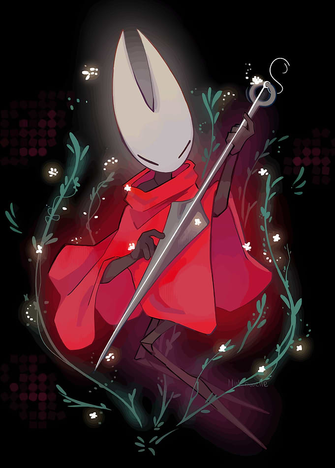 Hornet from Hollow Knight fan art