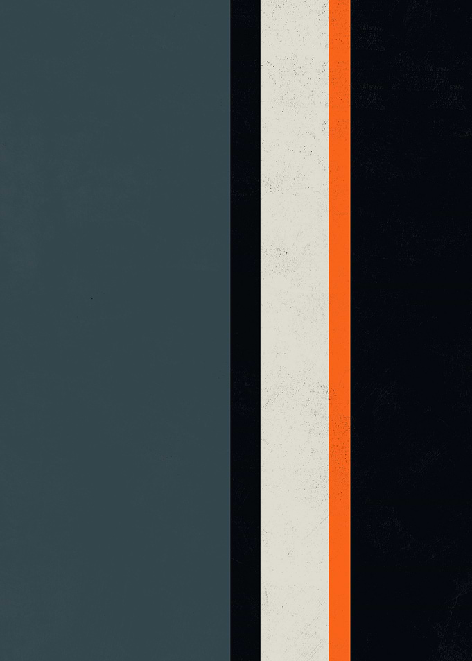 Abstract Color Block Vertical Stripes