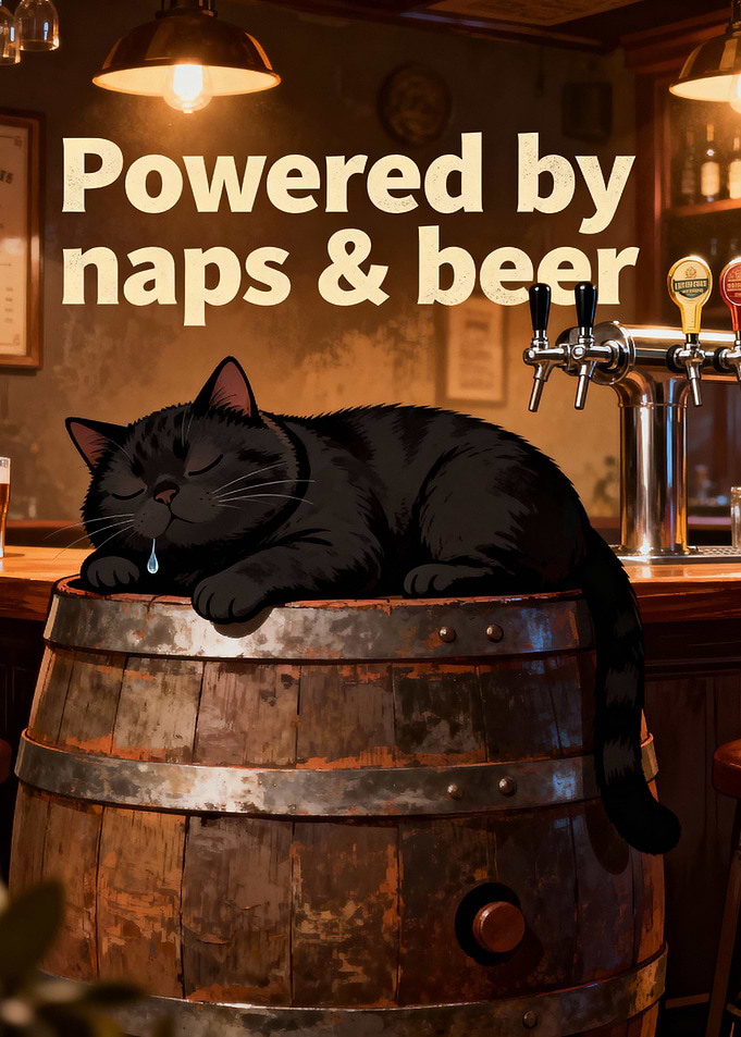 Powered by Naps and Beer