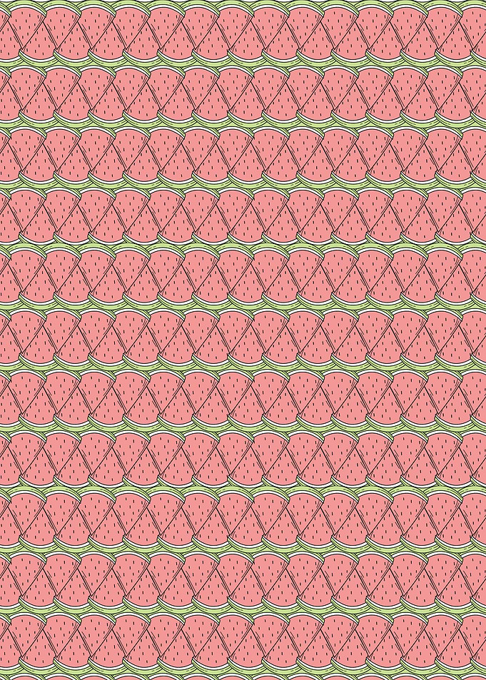 Watermelon Slice Pattern