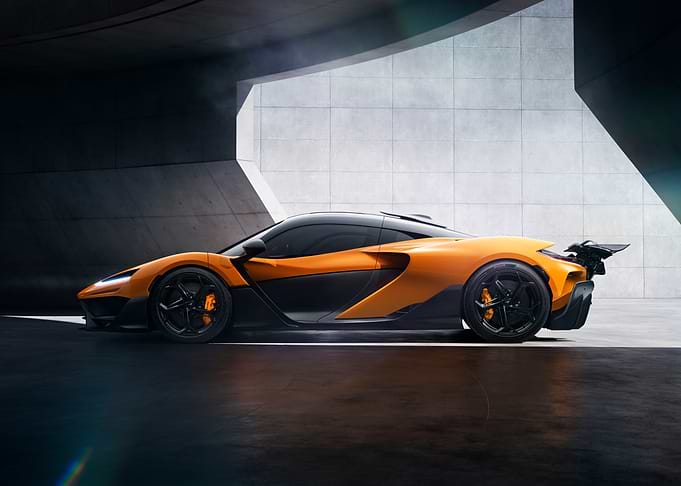 Orange and Black McLaren Supercar