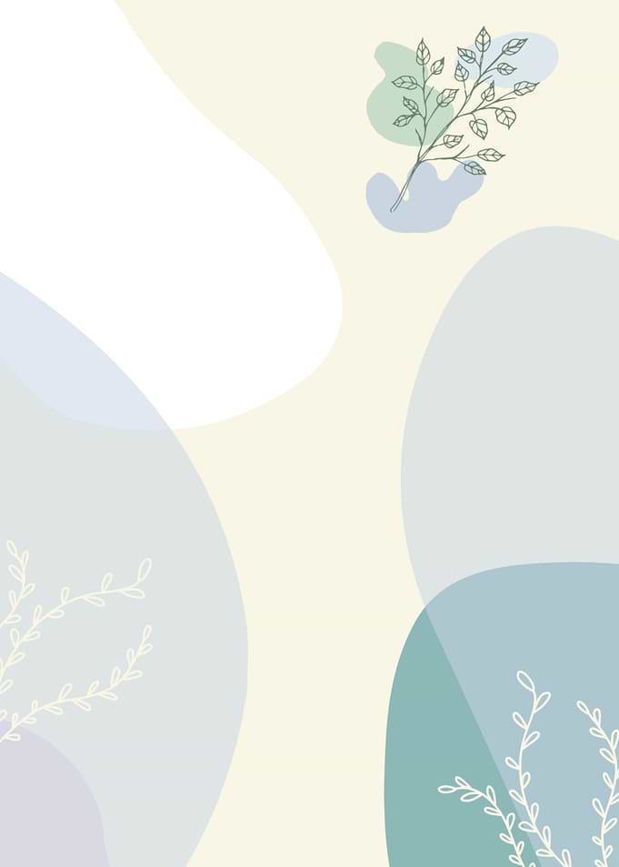 Abstract Floral Background with Pastel Colors