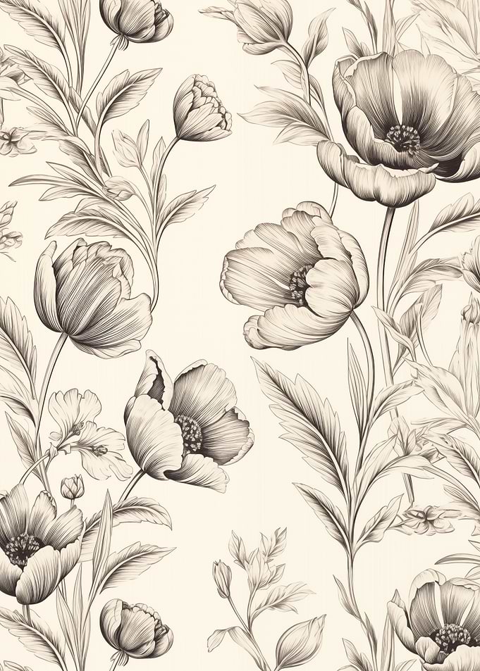 Floral Sketch Pattern