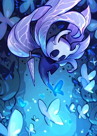 Hollow Knight in Blue Forest