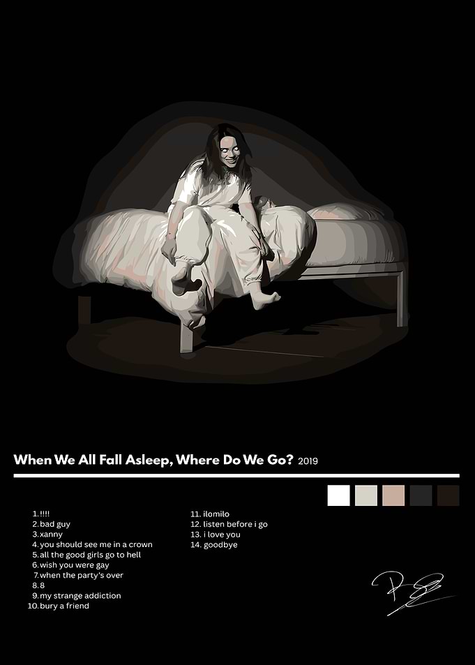 Billie Eilish Album Cover Art