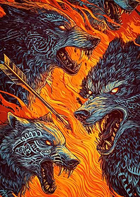 Fierce Wolves Fiery