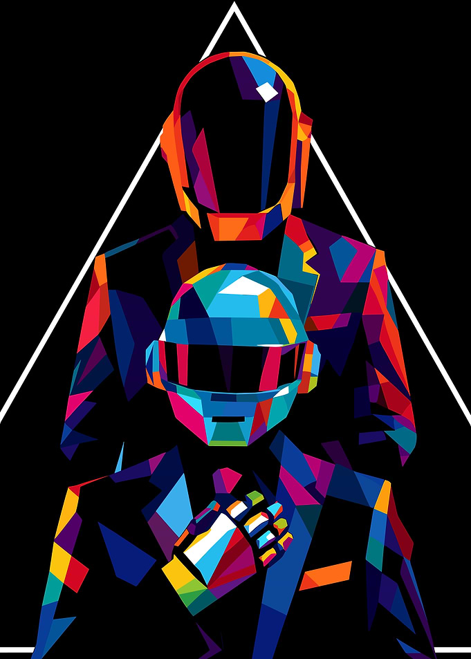 Daft Punk Wpap Art