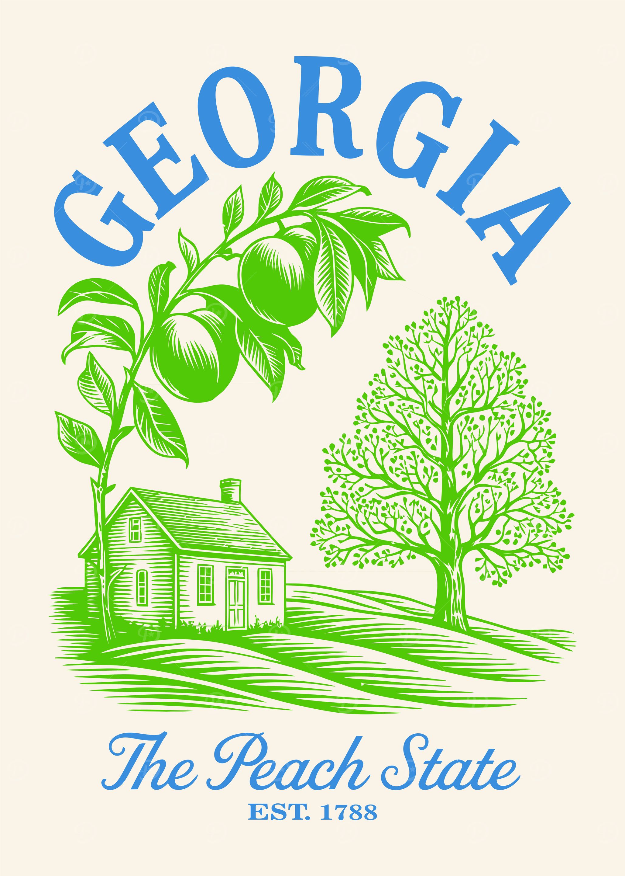 Georgia The Peach State