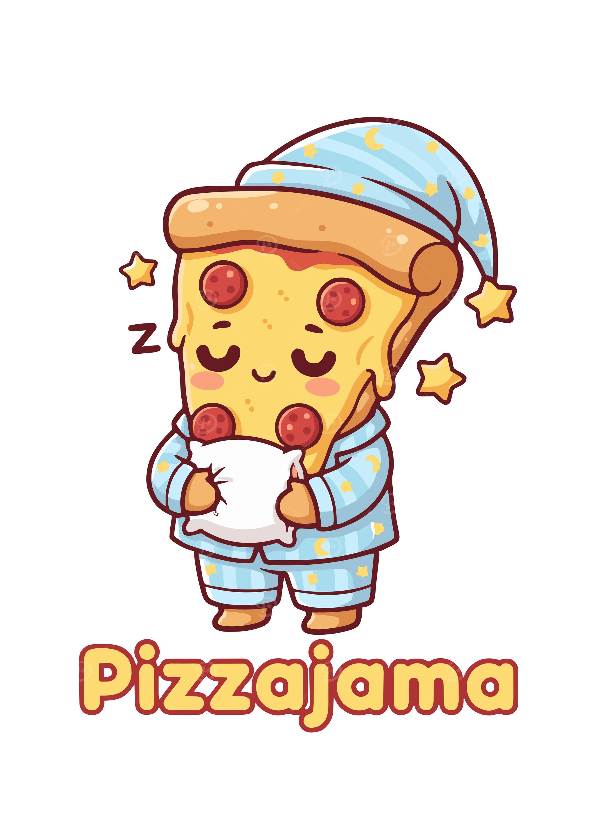 Funny Pizza Pyjama