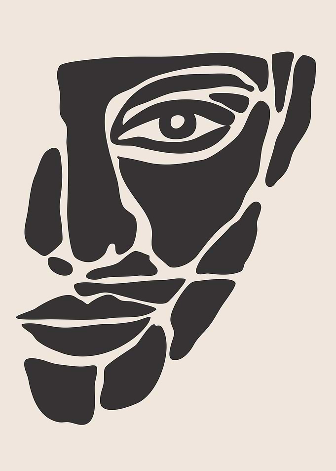 Abstract Face Art