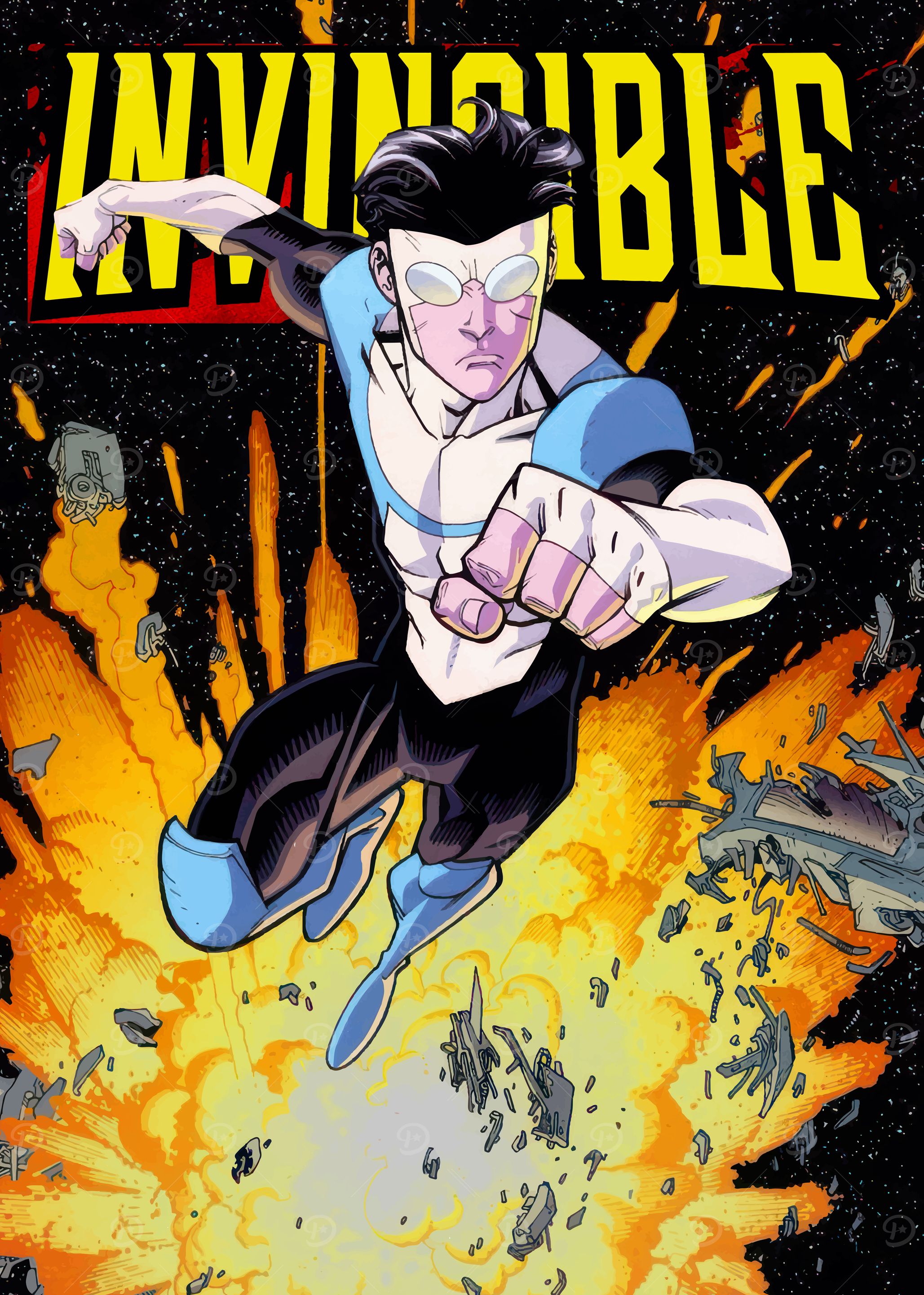 Invincible Comic Book Cover Art