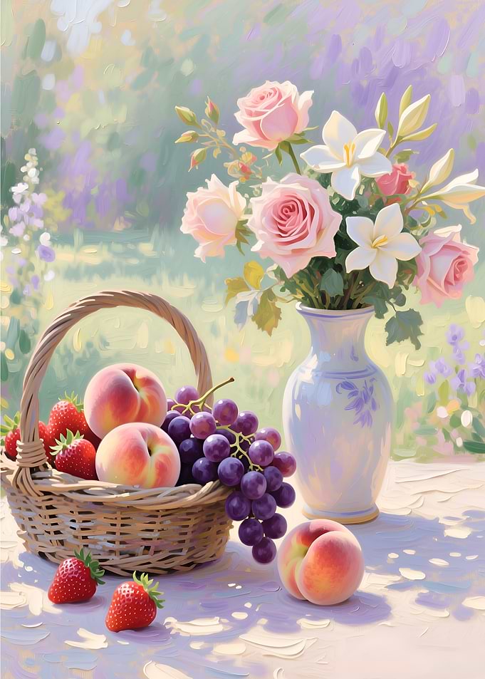 Still Life with Flowers and Fruit