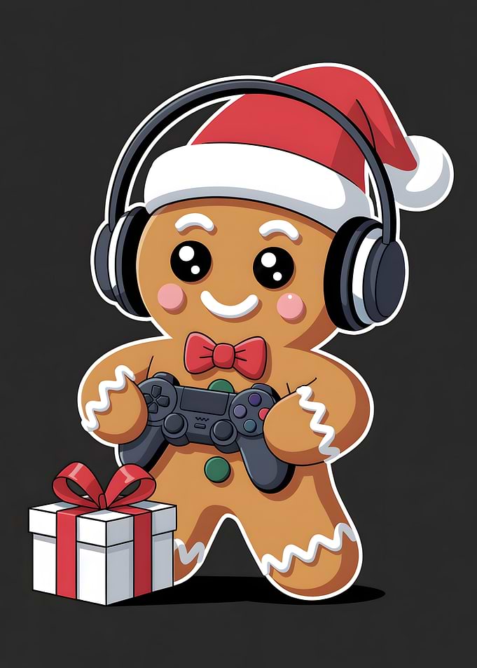 Gingerbread Gamer Christmas