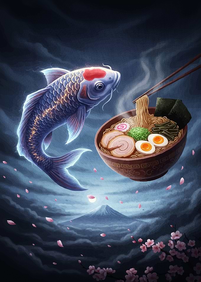 Koi Fish Ramen Bowl