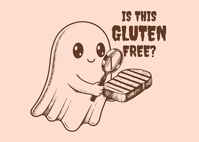 Is This Gluten Free? Funny Cute Ghost Gluten Intolerant