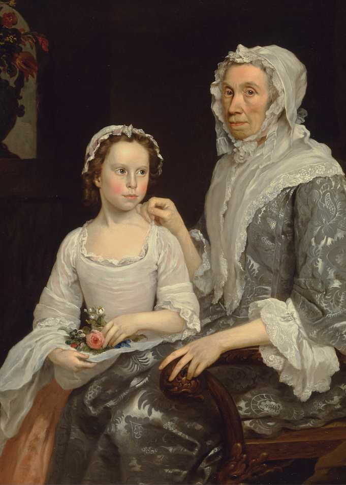 Portrait of a Girl and Grandmother